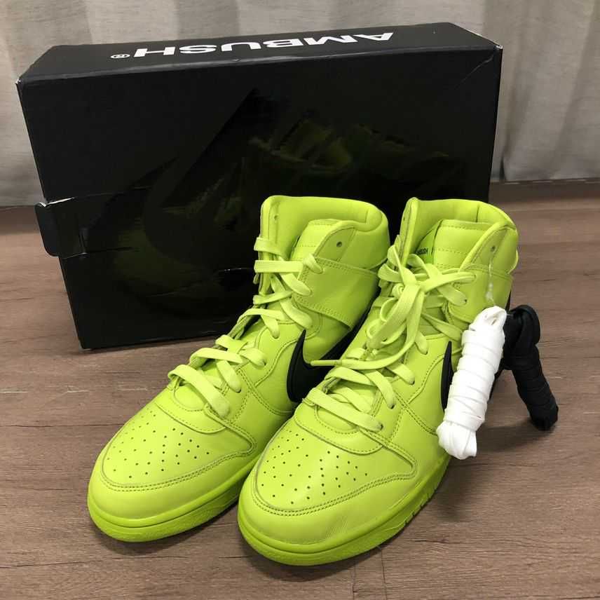 AMBUSH × NIKE DUNK HIGH "FLASH LIME"