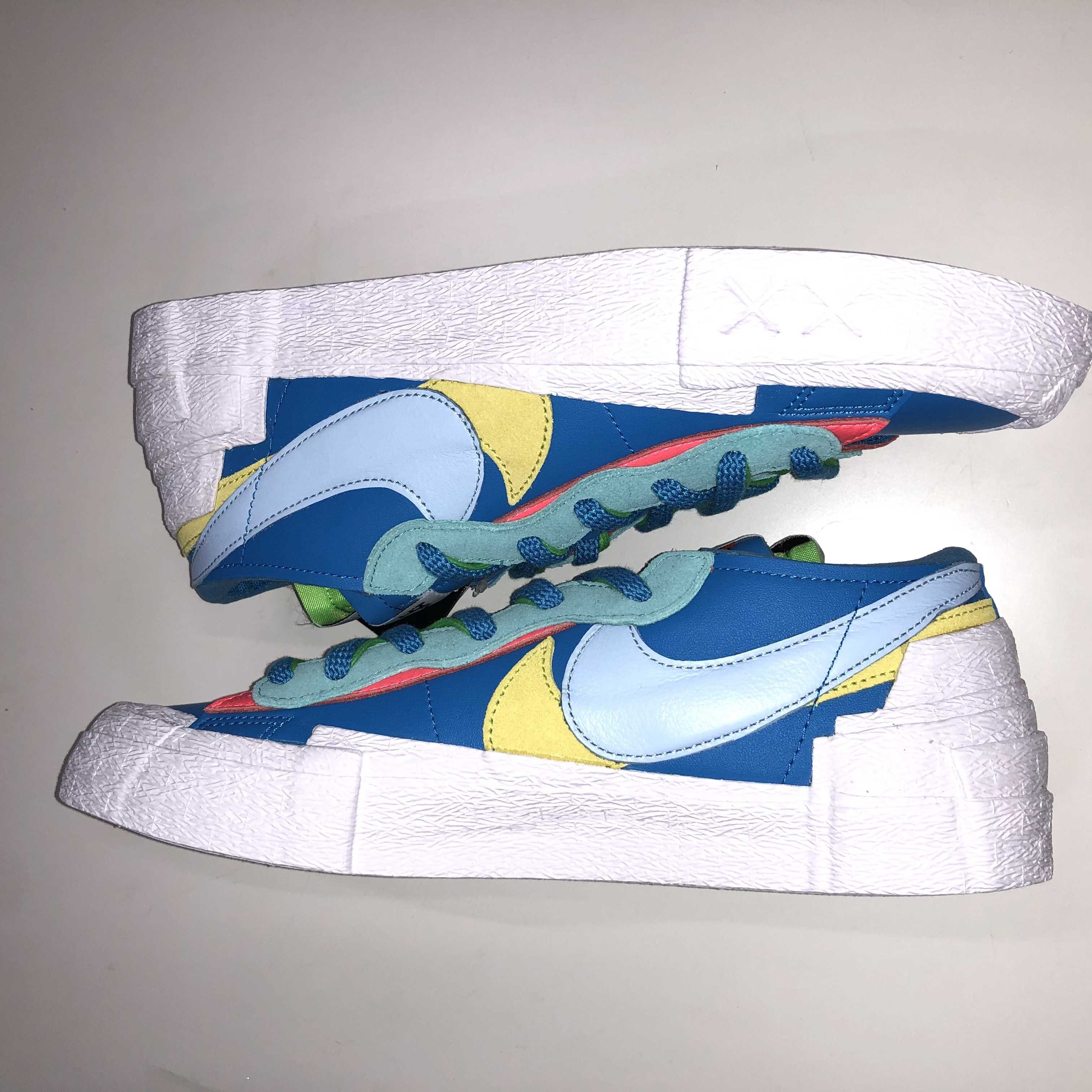 KAWS × sacai × Nike Blazer Low "Neptune Blue"