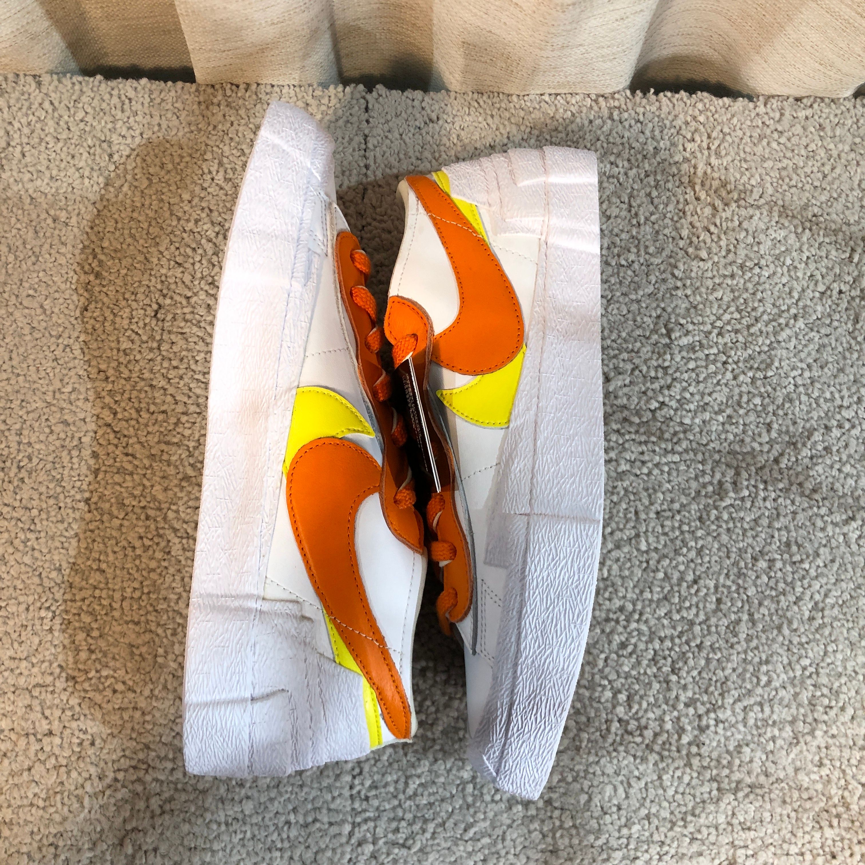 SACAI × NIKE BLAZER LOW "MAGMA ORANGE"