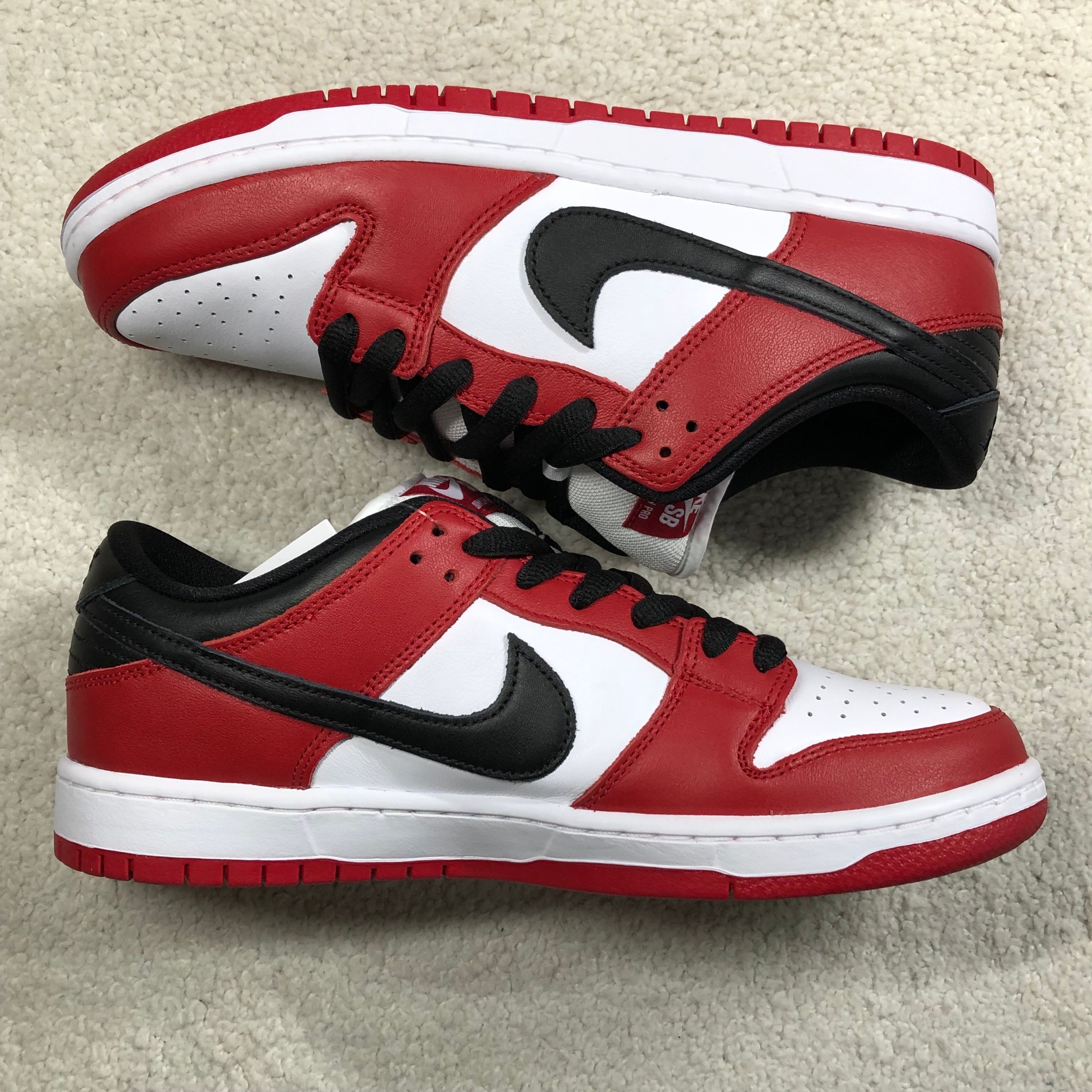 Nike SB Dunk Low Pro "J-Pack Chicago/Varsity Red and White"