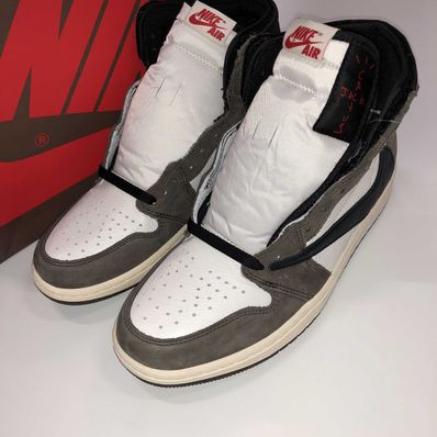 Travis Scott × Nike Air Jordan 1 Retro High OG TS SP "Sail/Dark Mocha"