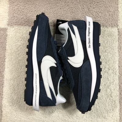 Fragment × sacai × Nike LD Waffle "Blackended Blue"