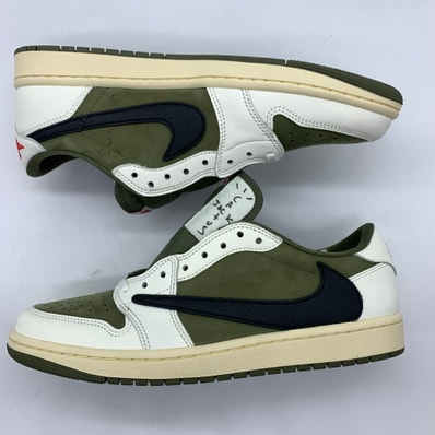 Travis Scott × Nike Air Jordan 1 Low OG SP "Reverse Olive"
