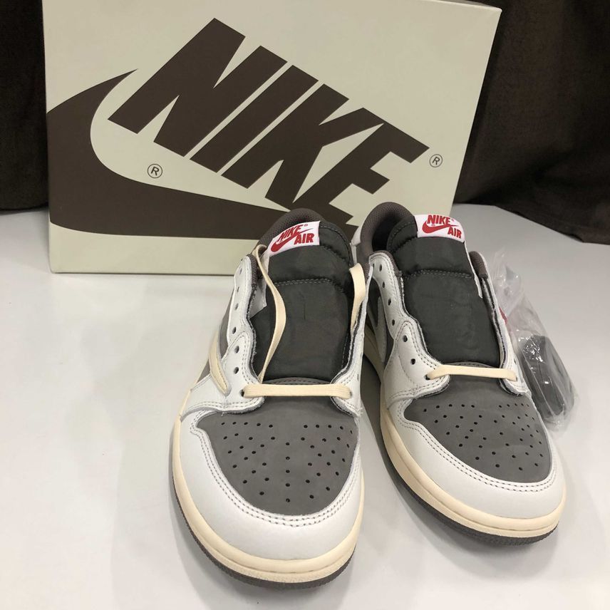 Travis Scott × Nike Air Jordan 1 Low OG SP "Reverse Mocha/Sail and Ridgerock"