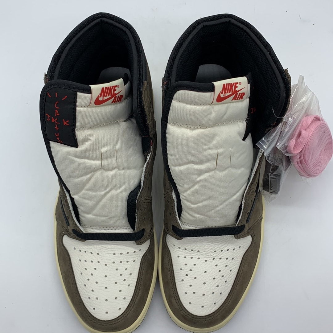Travis Scott × Nike Air Jordan 1 Retro High OG TS SP "Sail/Dark Mocha"