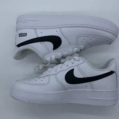 Supreme × Nike Air Force 1 Low "White/Black"
