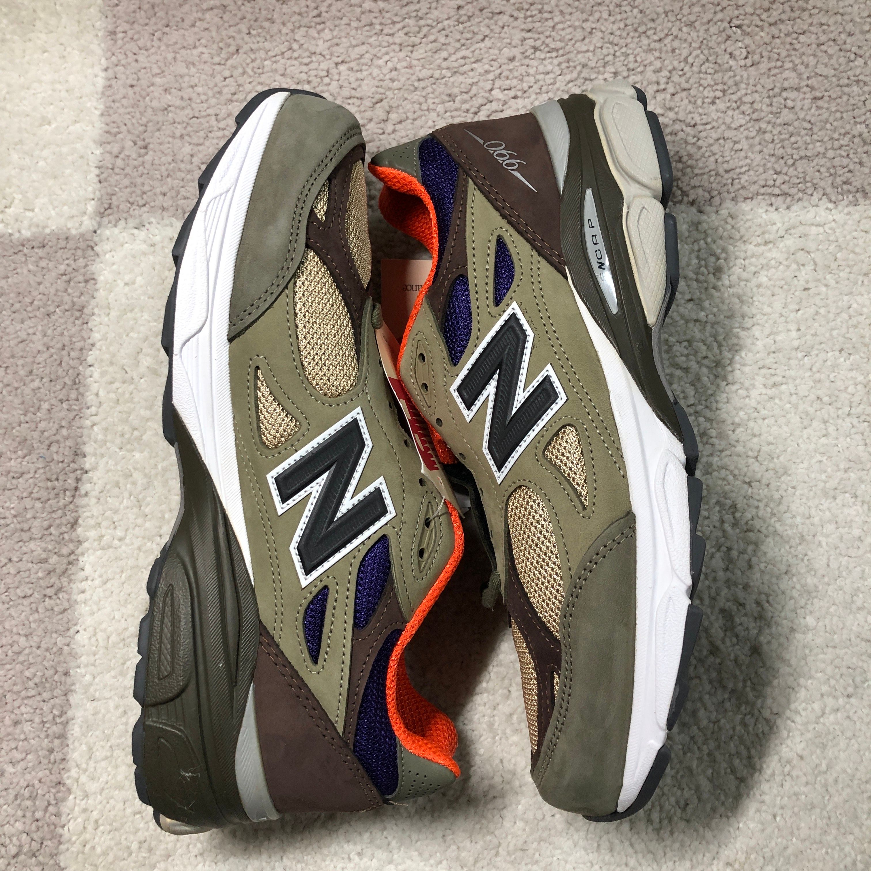 New Balance 990V3 "Khaki/Orange"