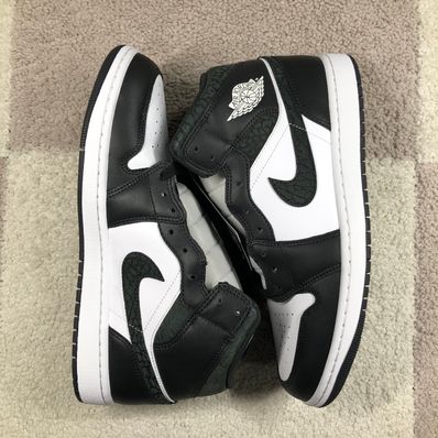 Nike Air Jordan 1 Mid "Panda Elephant/Safari"