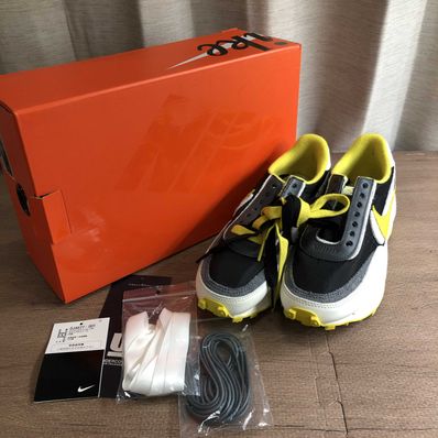 UNDERCOVER × sacai × Nike LD Waffle "Black/Sail-Dark Grey-Bright Citron"