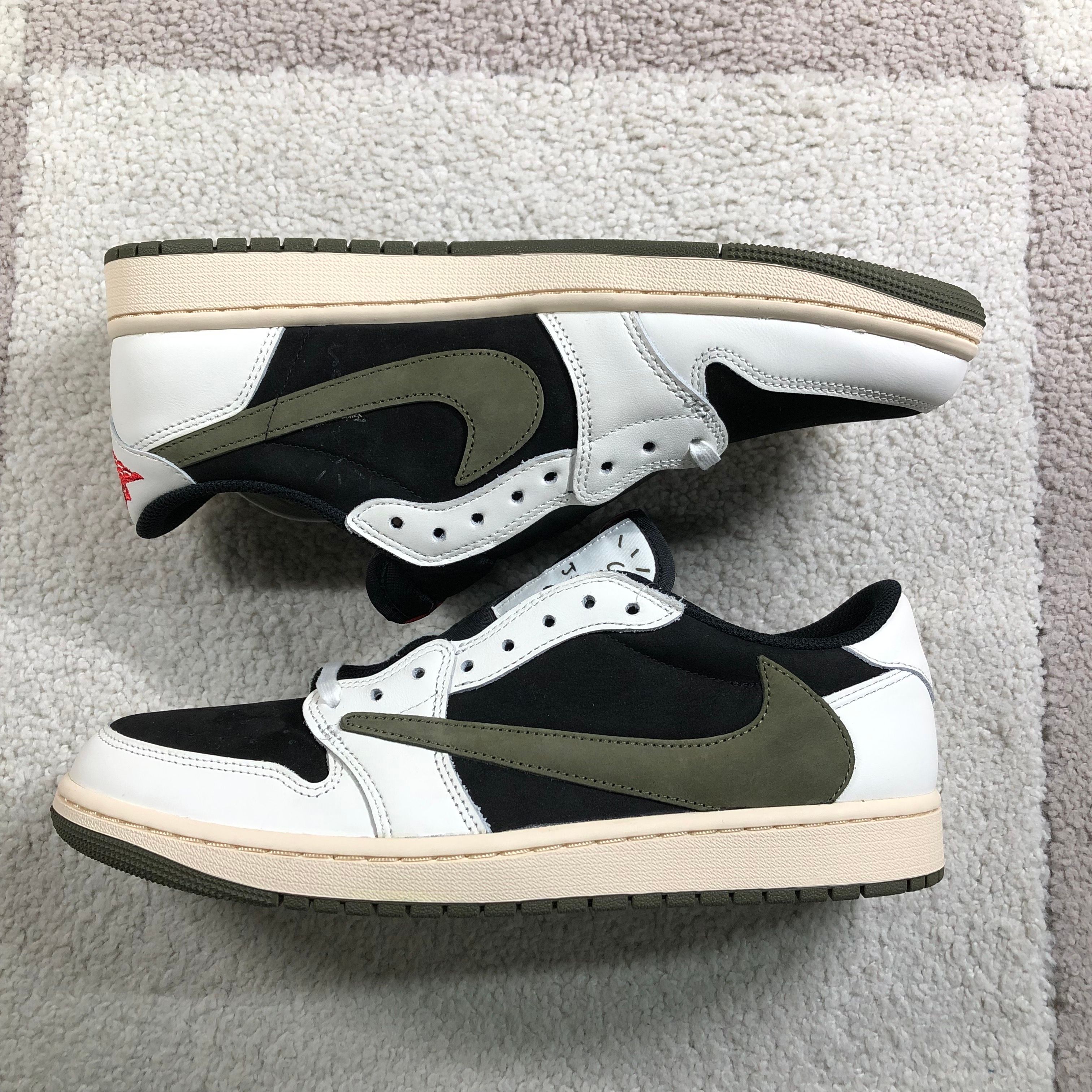 Travis Scott × Nike Women's Air Jordan 1 Low OG "Medium Olive"