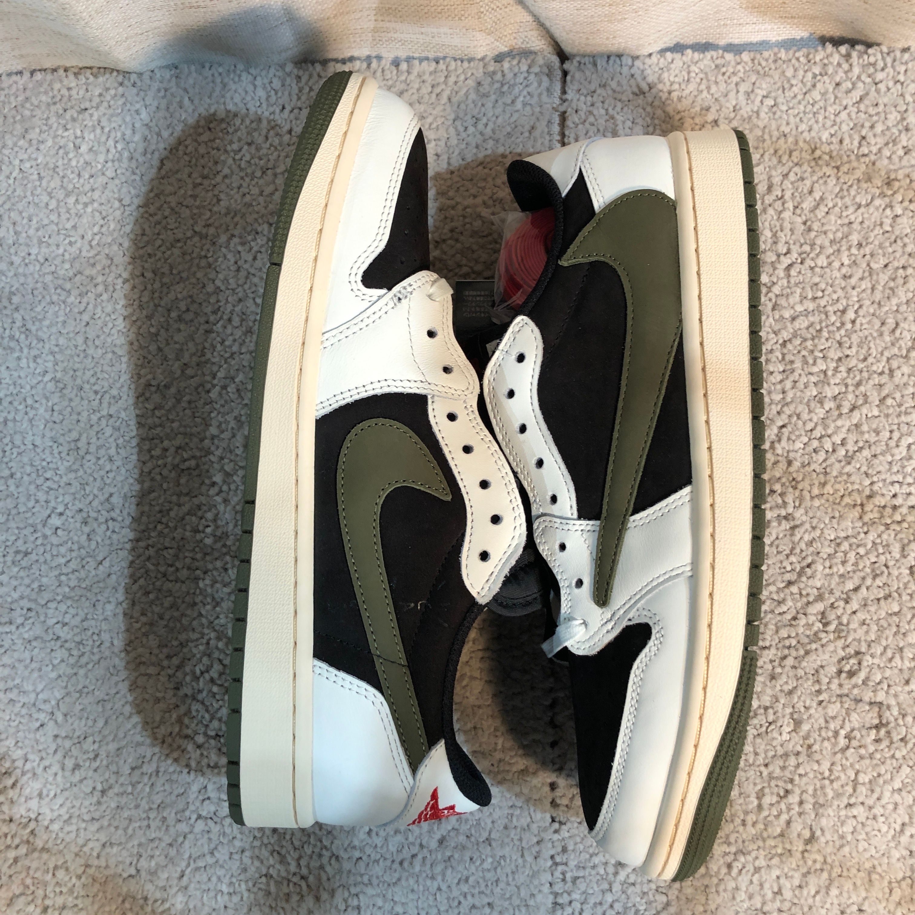 Travis Scott × Nike Women's Air Jordan 1 Low OG "Medium Olive"