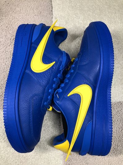 AMBUSH × Nike Air Force 1 Low "Game Royal and Vivid Sulfur"
