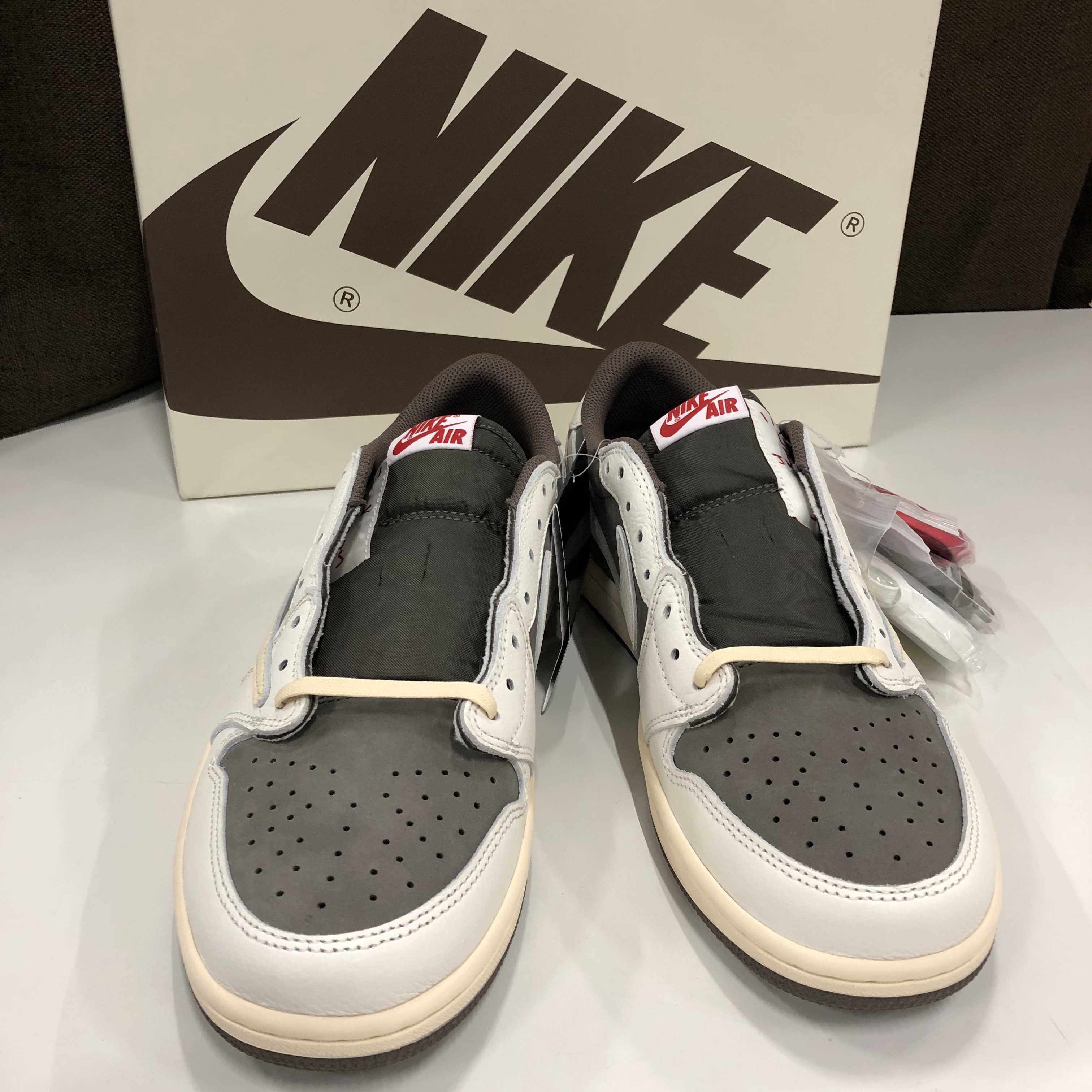 Travis Scott × Nike Air Jordan 1 Low OG SP "Reverse Mocha/Sail and Ridgerock"