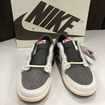 Travis Scott × Nike Air Jordan 1 Low OG SP "Reverse Mocha/Sail and Ridgerock"