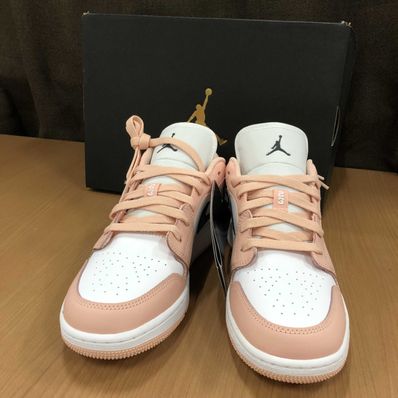 NIKE GS AIR JORDAN 1 LOW "LIGHT ARCTIC PINK"