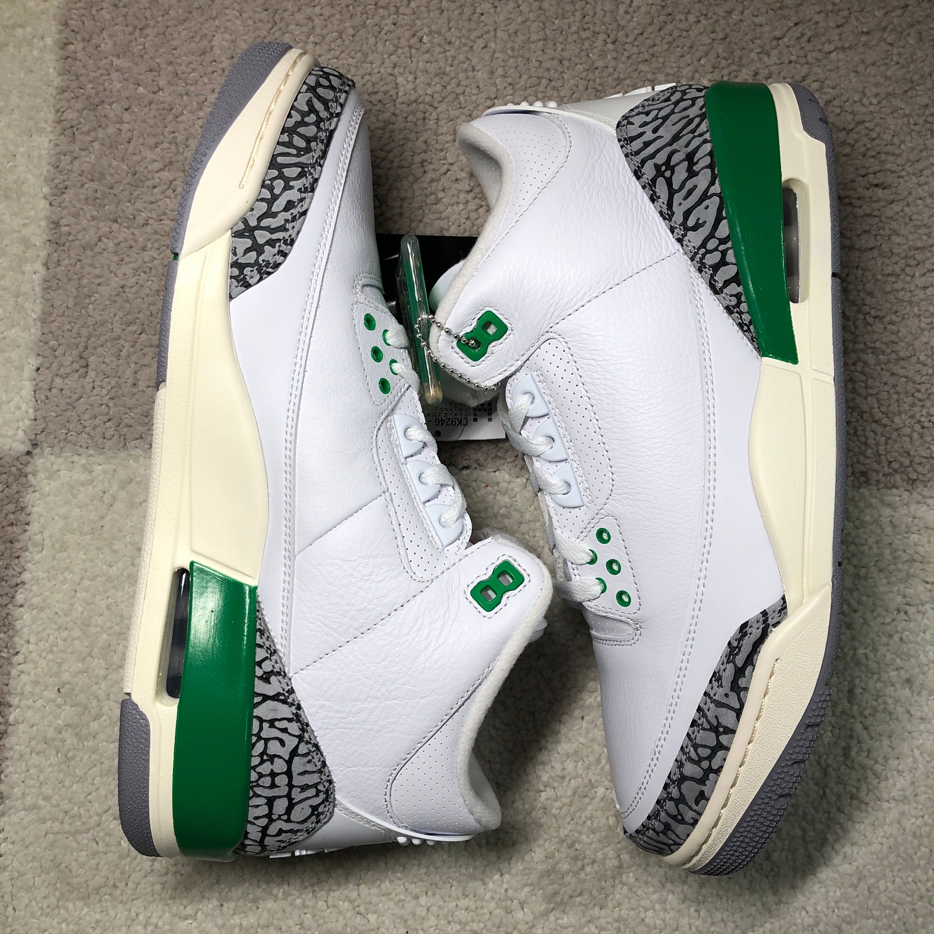 Nike Women's Air Jordan 3 Retro "Lucky Green"