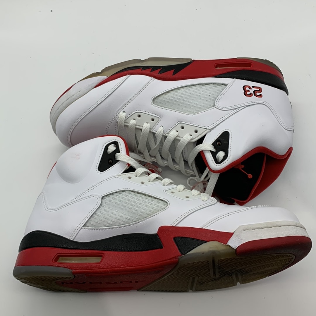 Nike Air Jordan 5 Retro "Fire Red/Black Tongue" (2013)