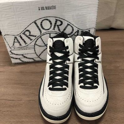 A Ma Maniere × Nike Air Jordan 2 "Airness/Sail and Burgundy"