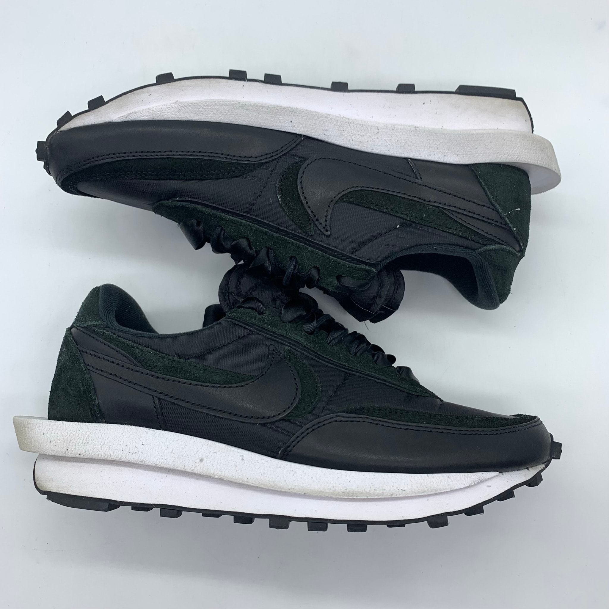 sacai × Nike LDV Waffle "Triple Black"