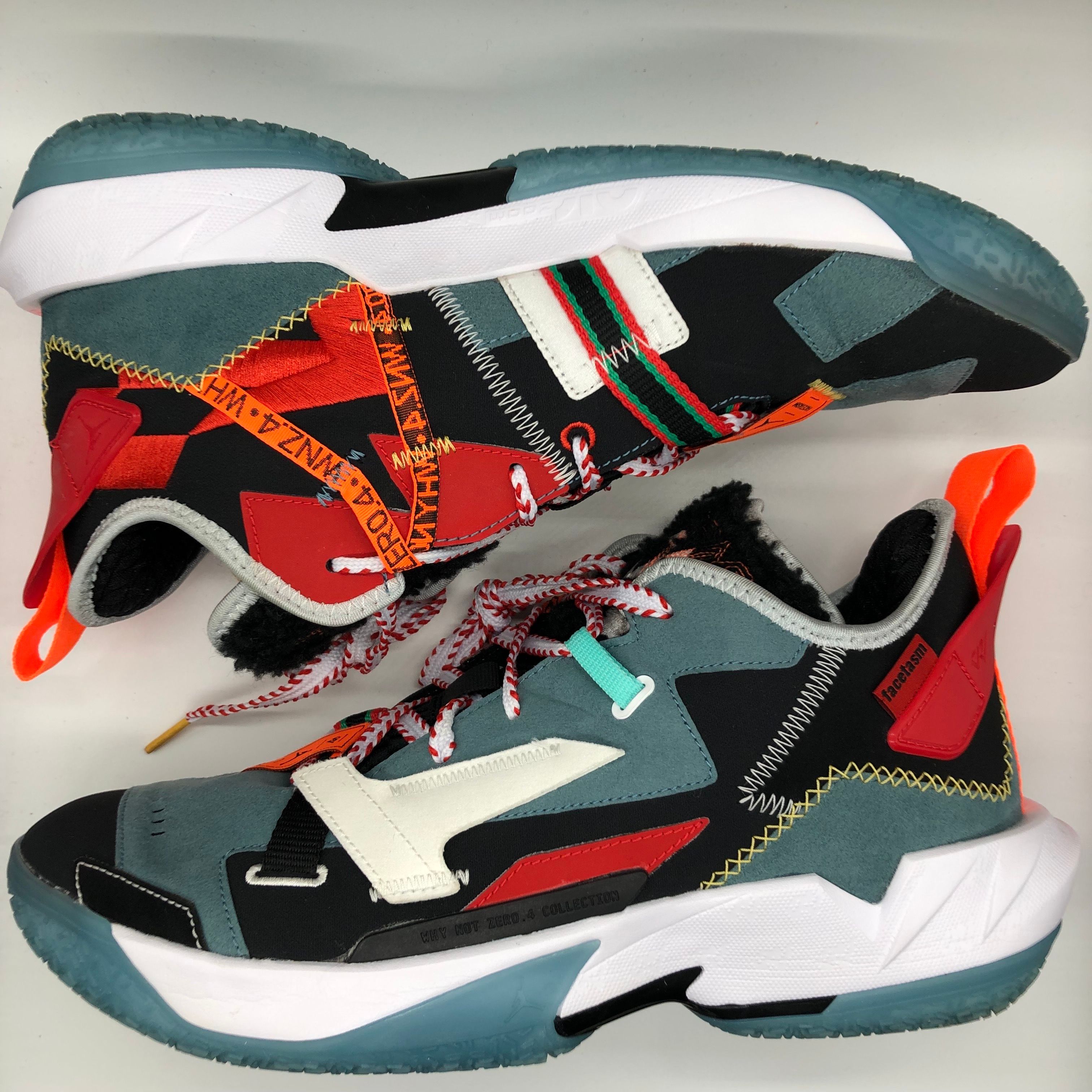 FACETASM × Nike Jordan Why Not Zero.4 "Black/Blue/Red"