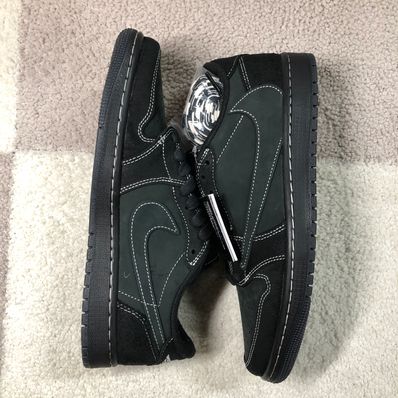 Travis Scott × Nike Air Jordan 1 Low OG SP "Black Phantom"