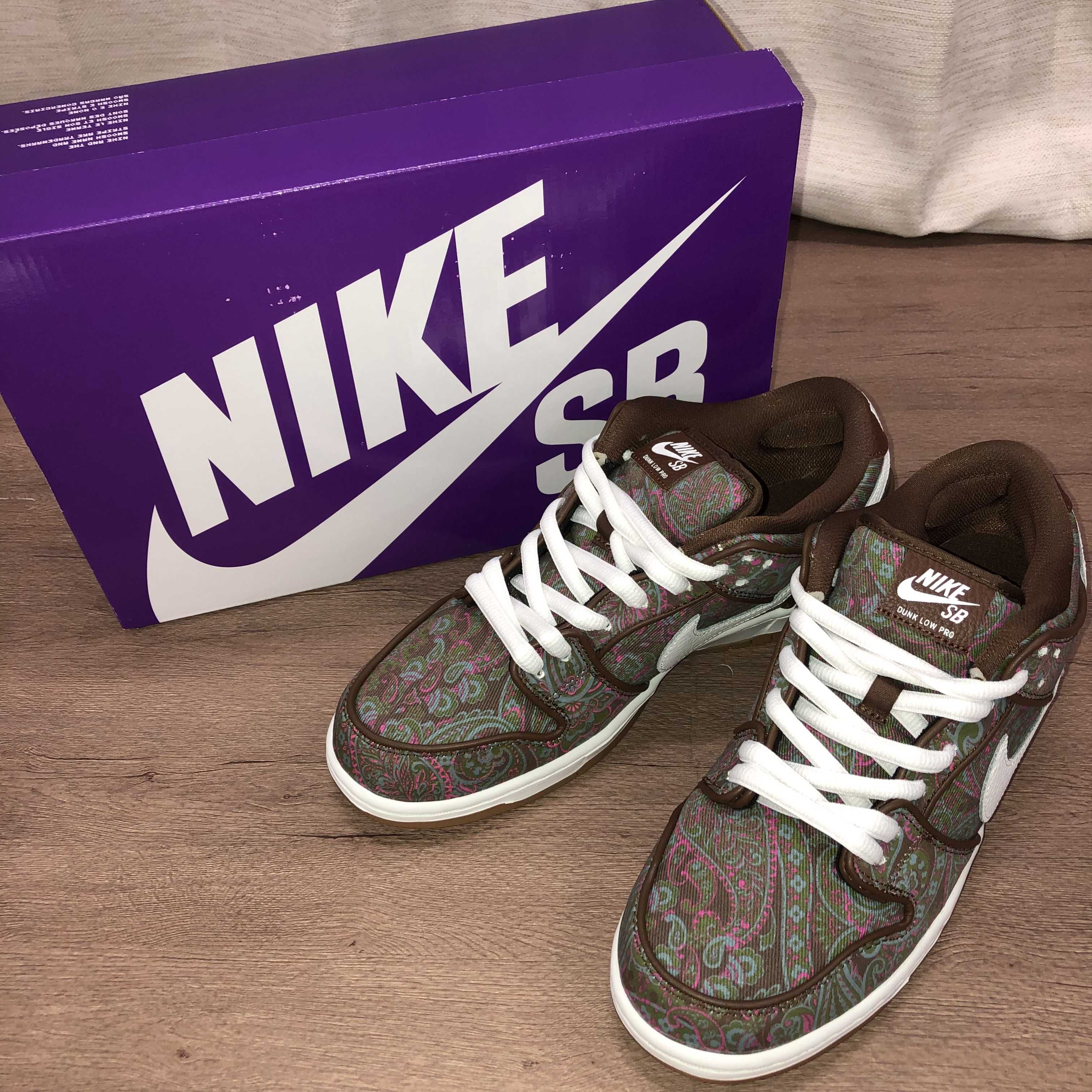 Nike SB Dunk Low PRM "Brown Paisley"