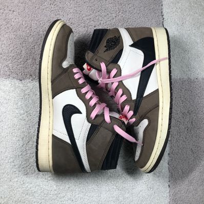 Travis Scott × Nike Air Jordan 1 Retro High OG TS SP "Sail/Dark Mocha"