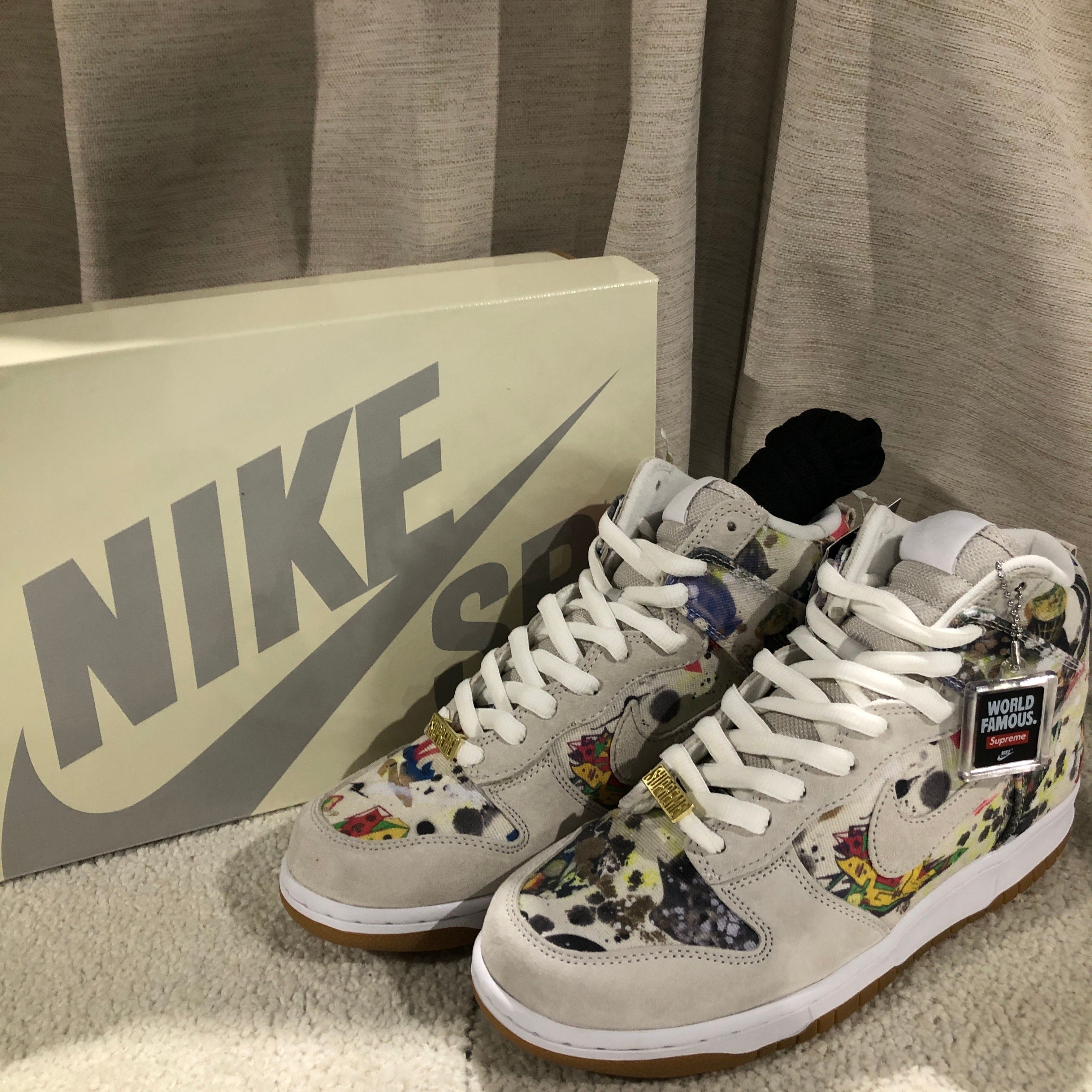 Supreme × Nike SB Dunk High "Rammellzee"