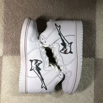 Oski x Nike SB Dunk High "Great White Shark"