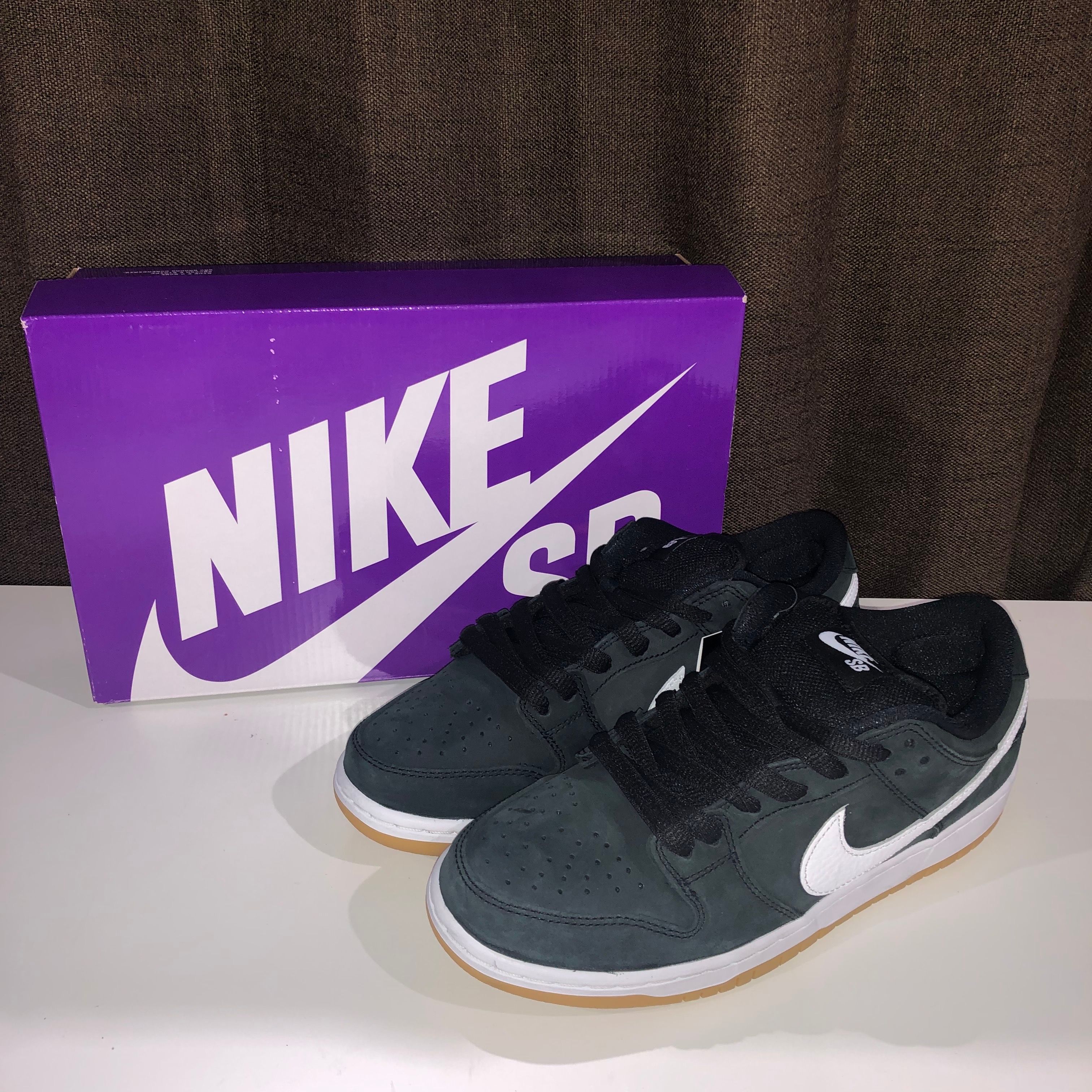 Nike SB Dunk Low Pro "Black/WhiteBlack-Gum Light Brown"