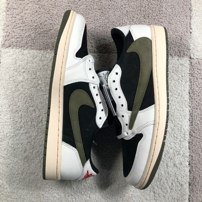 Travis Scott × Nike Women's Air Jordan 1 Low OG "Medium Olive"
