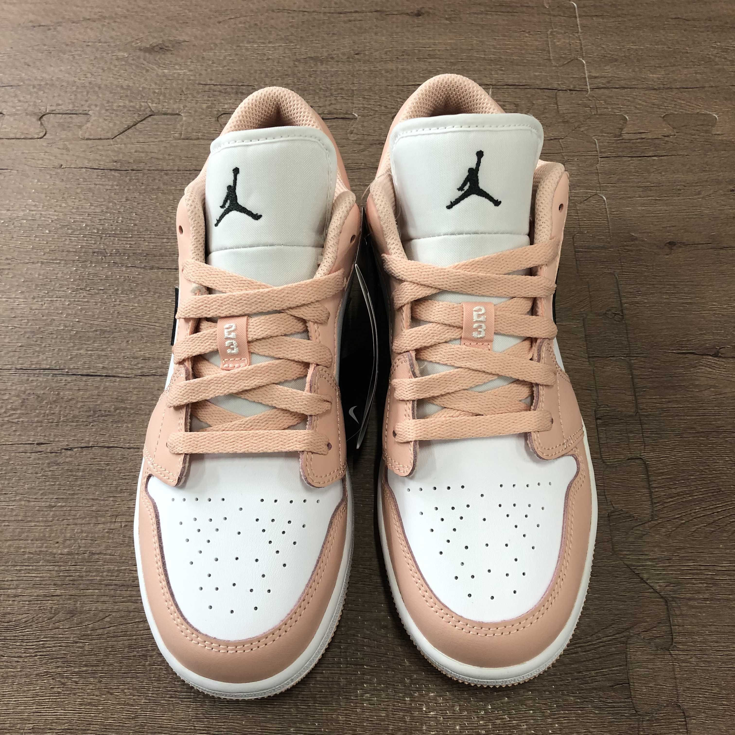 NIKE GS AIR JORDAN 1 LOW "LIGHT ARCTIC PINK"
