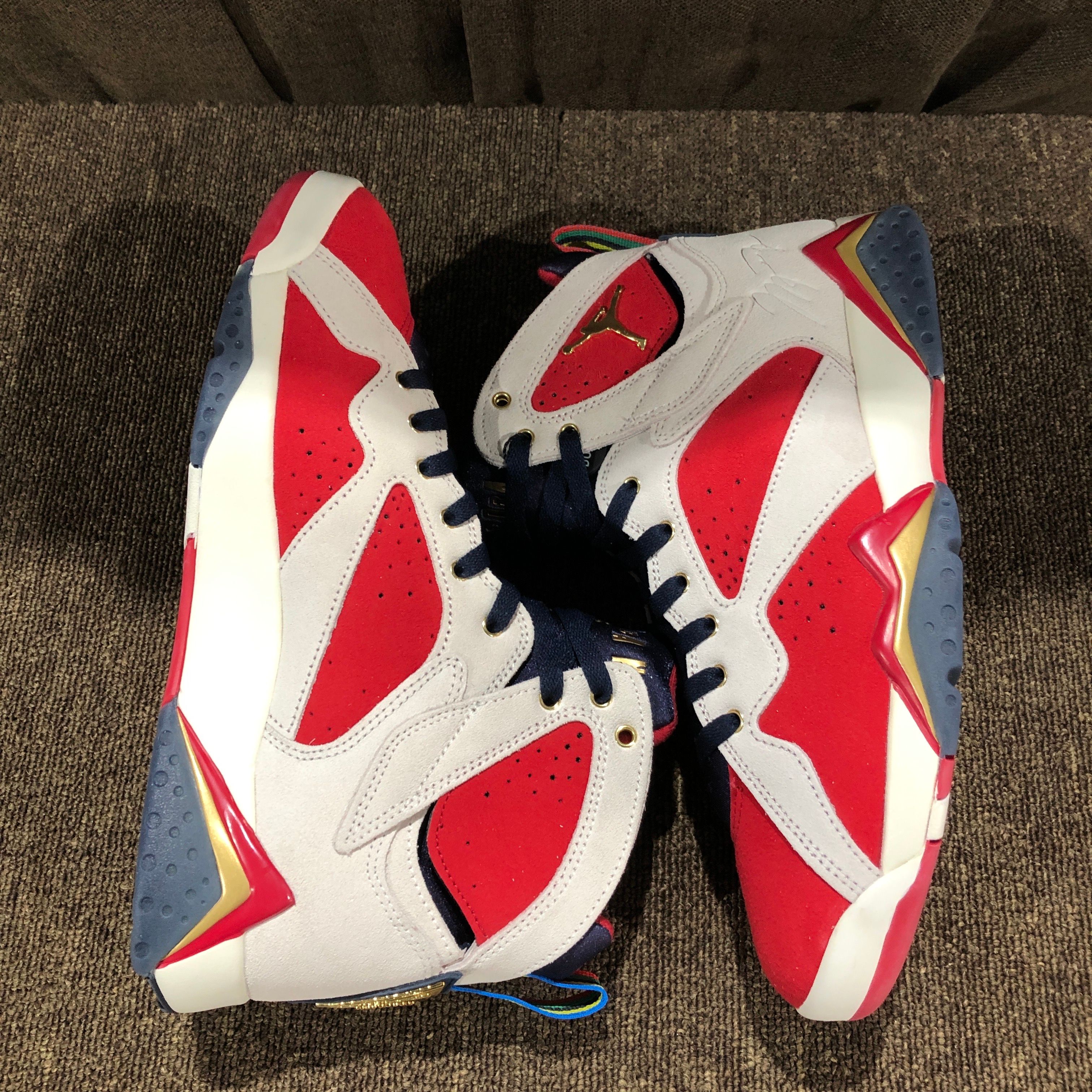 Trophy Room × Nike Air Jordan 7 "True Red and Obsidian"