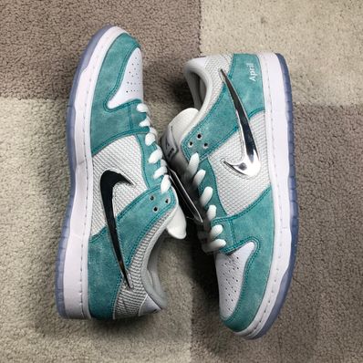 APRIL SKATEBOARDS × Nike SB Dunk Low Pro QS "White and Multi-Color"