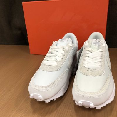 sacai × Nike LDV Waffle "Triple White"