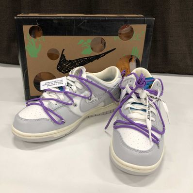 Off-White × Nike Dunk Low "Sail/Neutral Gray"