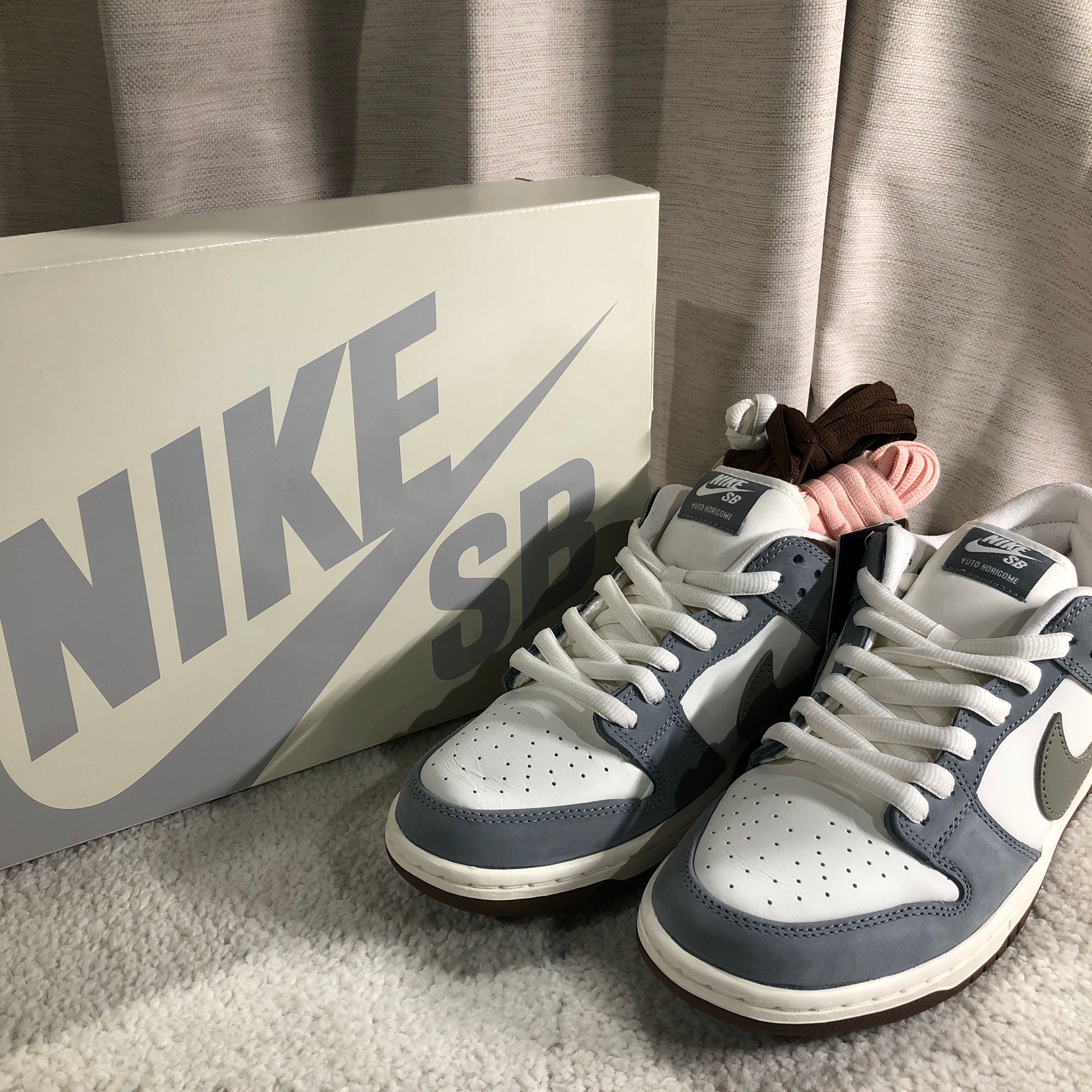 堀米 雄斗(Yuto Horigome) × Nike SB Dunk Low Pro QS "Wolf Grey"