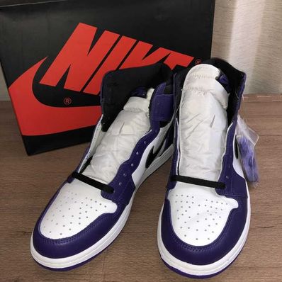 Nike Air Jordan 1 Retro High OG "Court Purple White/Black" (2020)
