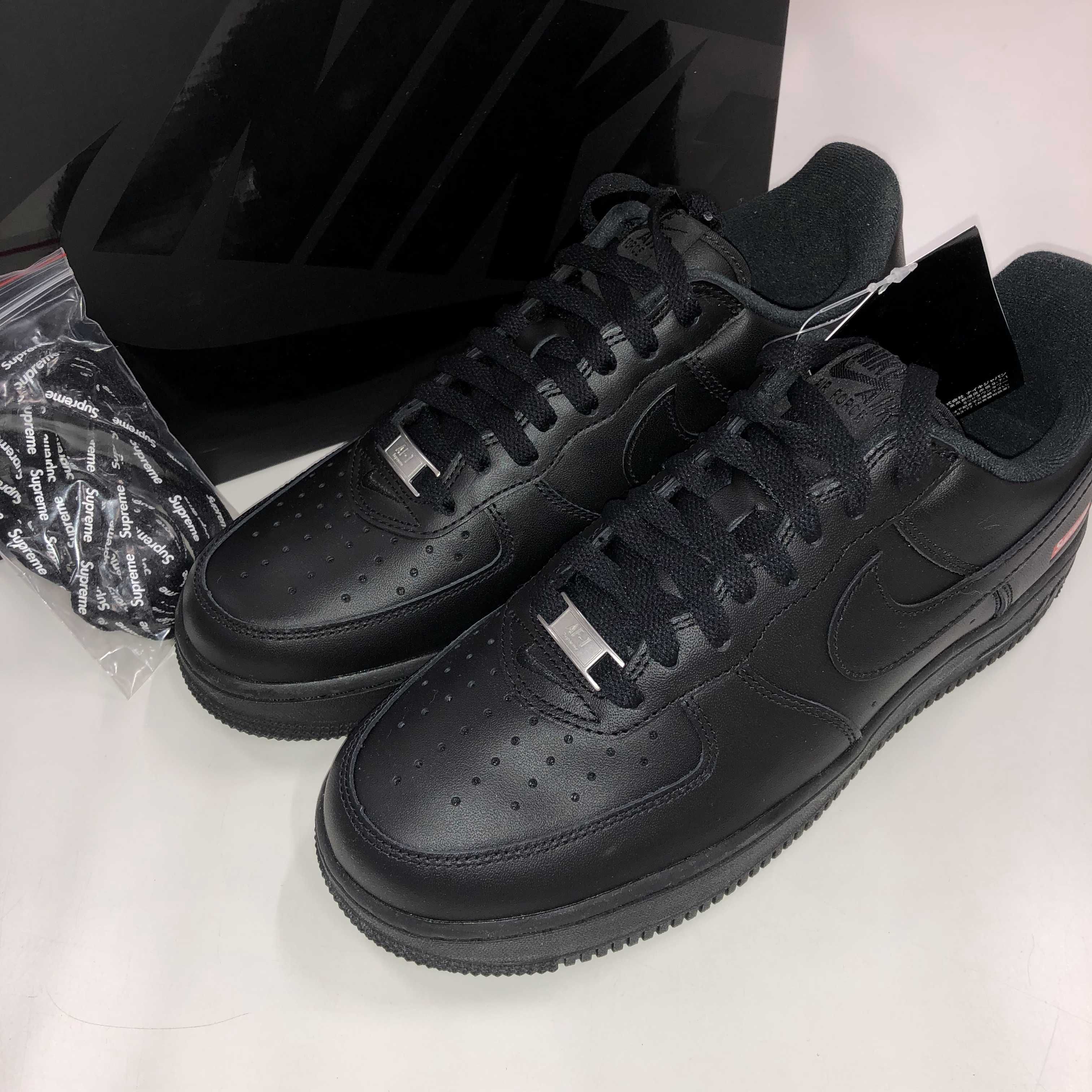 Supreme × Nike Air Force 1 Low "Black"