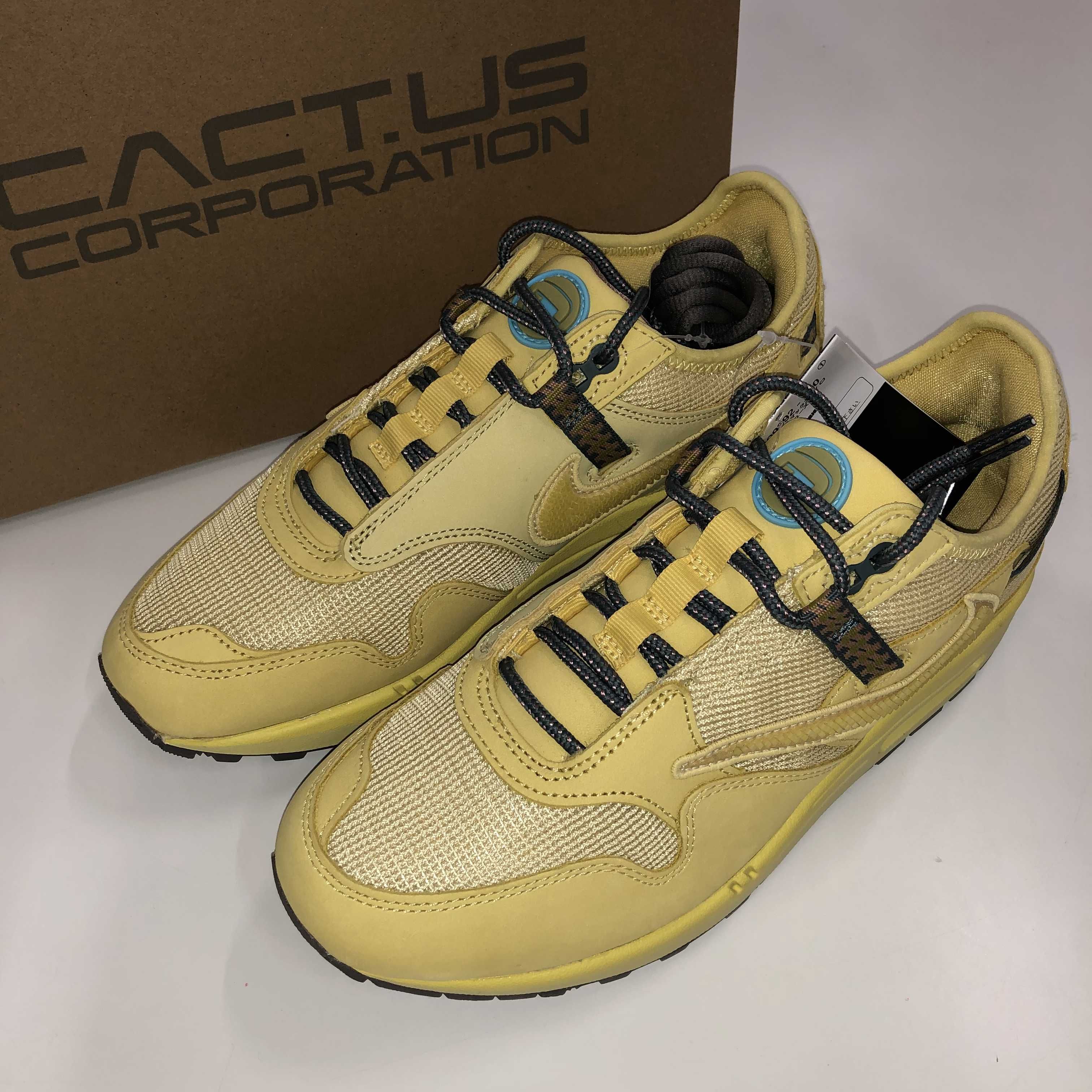 Travis Scott × Nike Air Max 1 "CACT.US Gold"