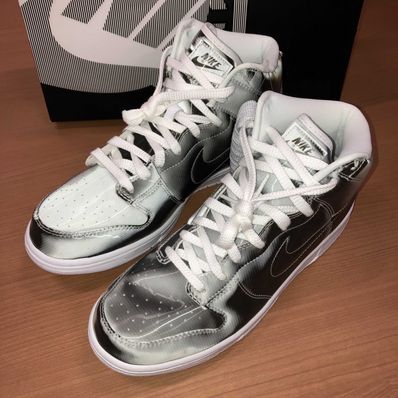 CLOT × Nike Dunk High "Silver/Flux"