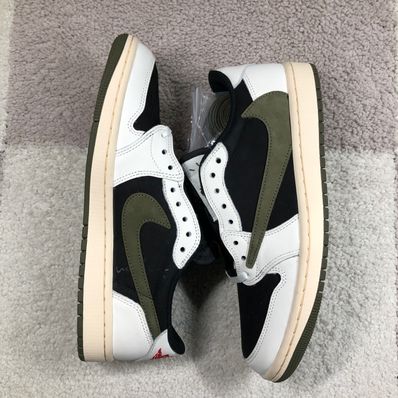 Travis Scott × Nike Women's Air Jordan 1 Low OG "Medium Olive"
