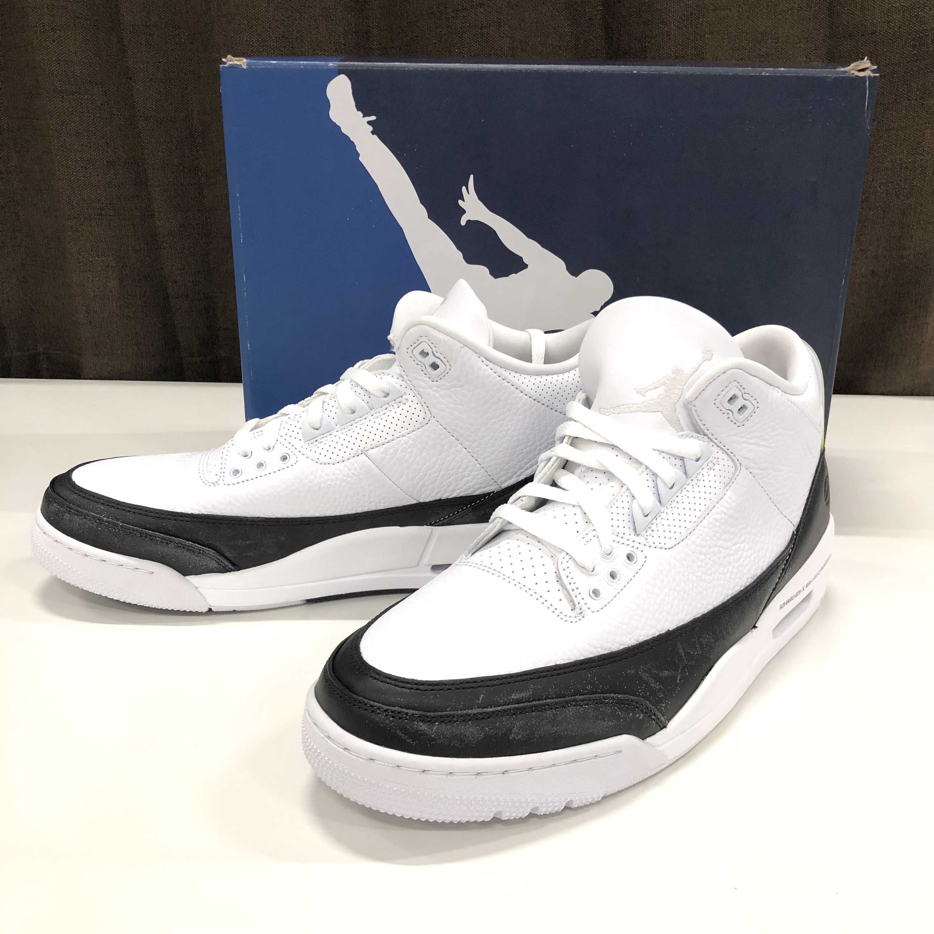 Fragment × Nike Air Jordan 3 "White/Black"