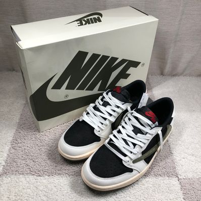 Travis Scott × Nike Women's Air Jordan 1 Low OG "Medium Olive"