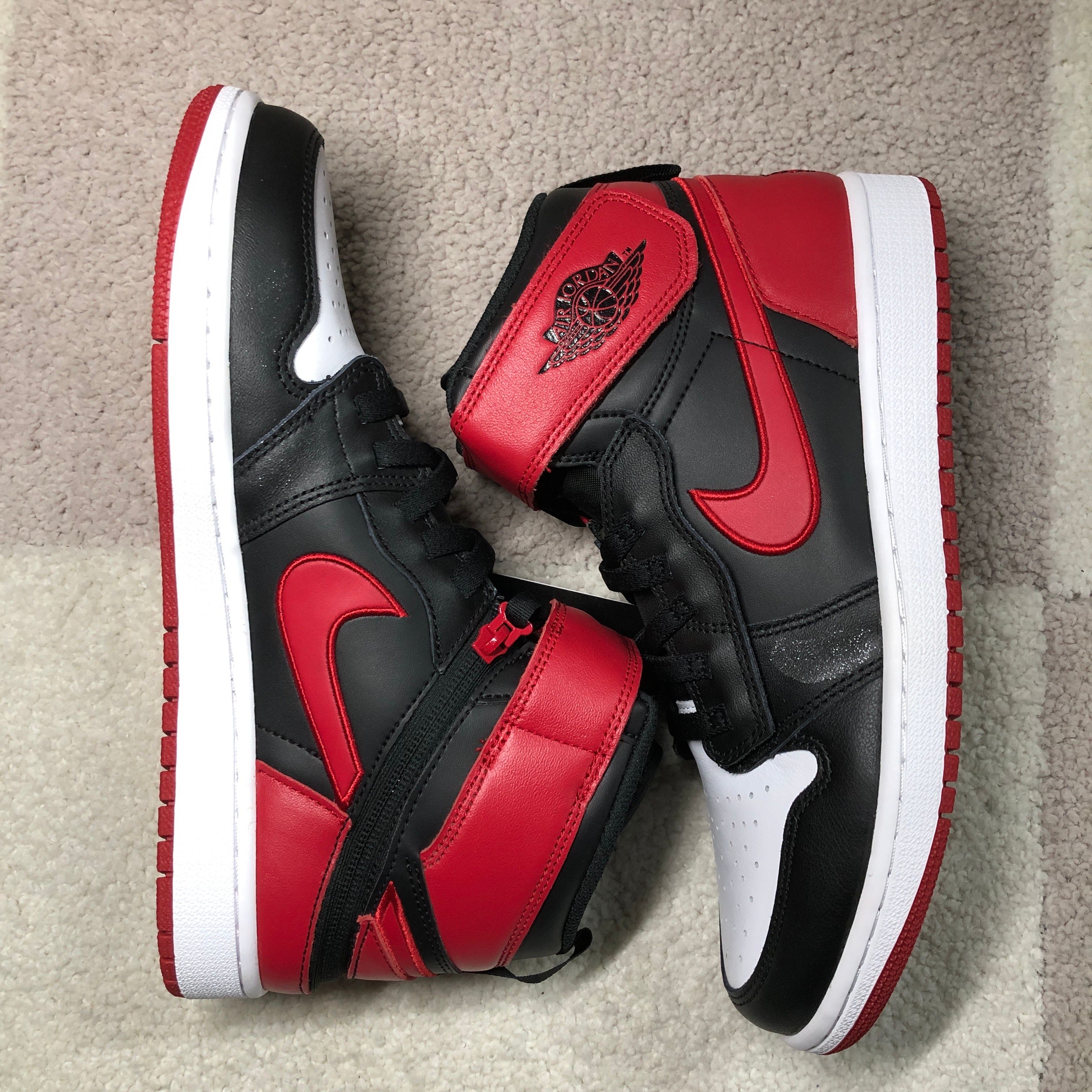 Nike Air Jordan 1 High Flyease "Black/Gym Red"