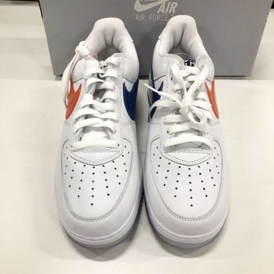 KITH × Nike Air Force 1 Low "White/Rush Blue/White/Brilliant Orange"