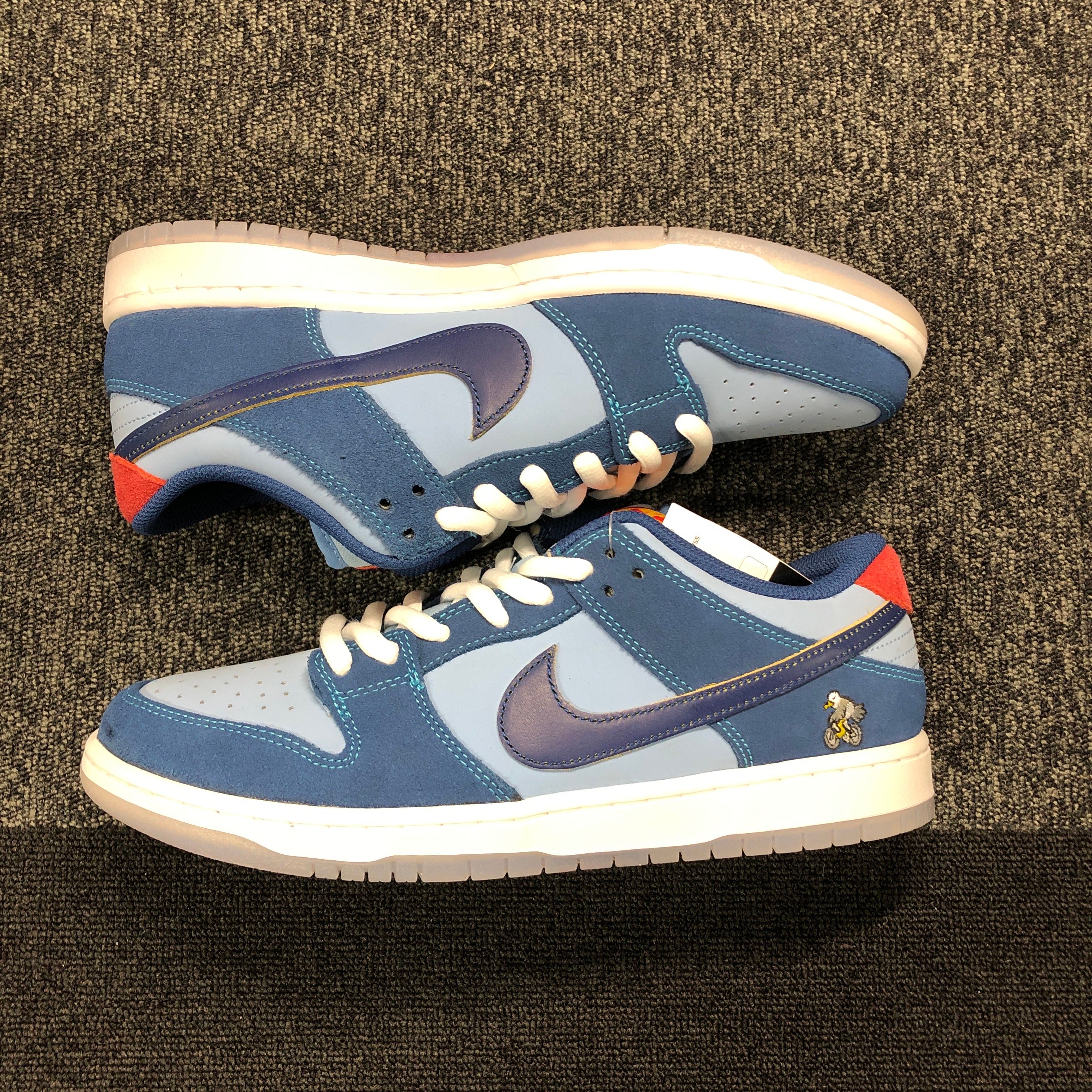 Why So Sad? × Nike SB Dunk Low "Coastal Blue/Speed Yellow-University Red"