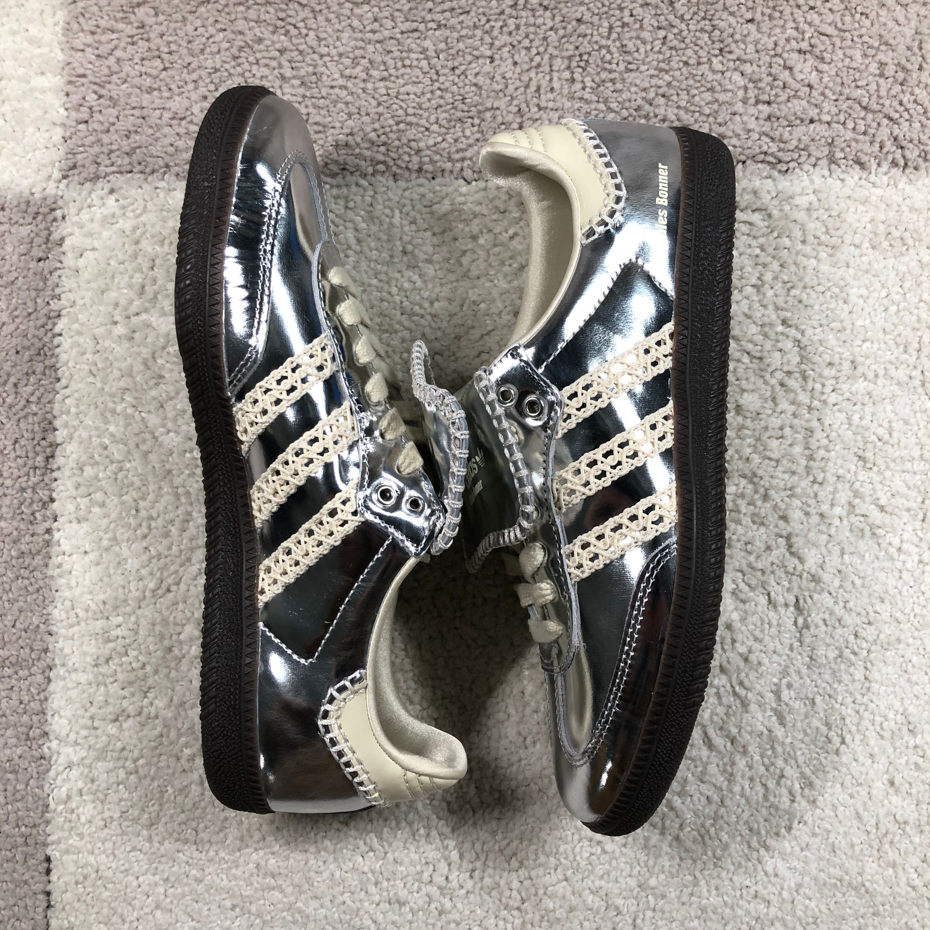 Wales Bonner × adidas Samba "Silver"