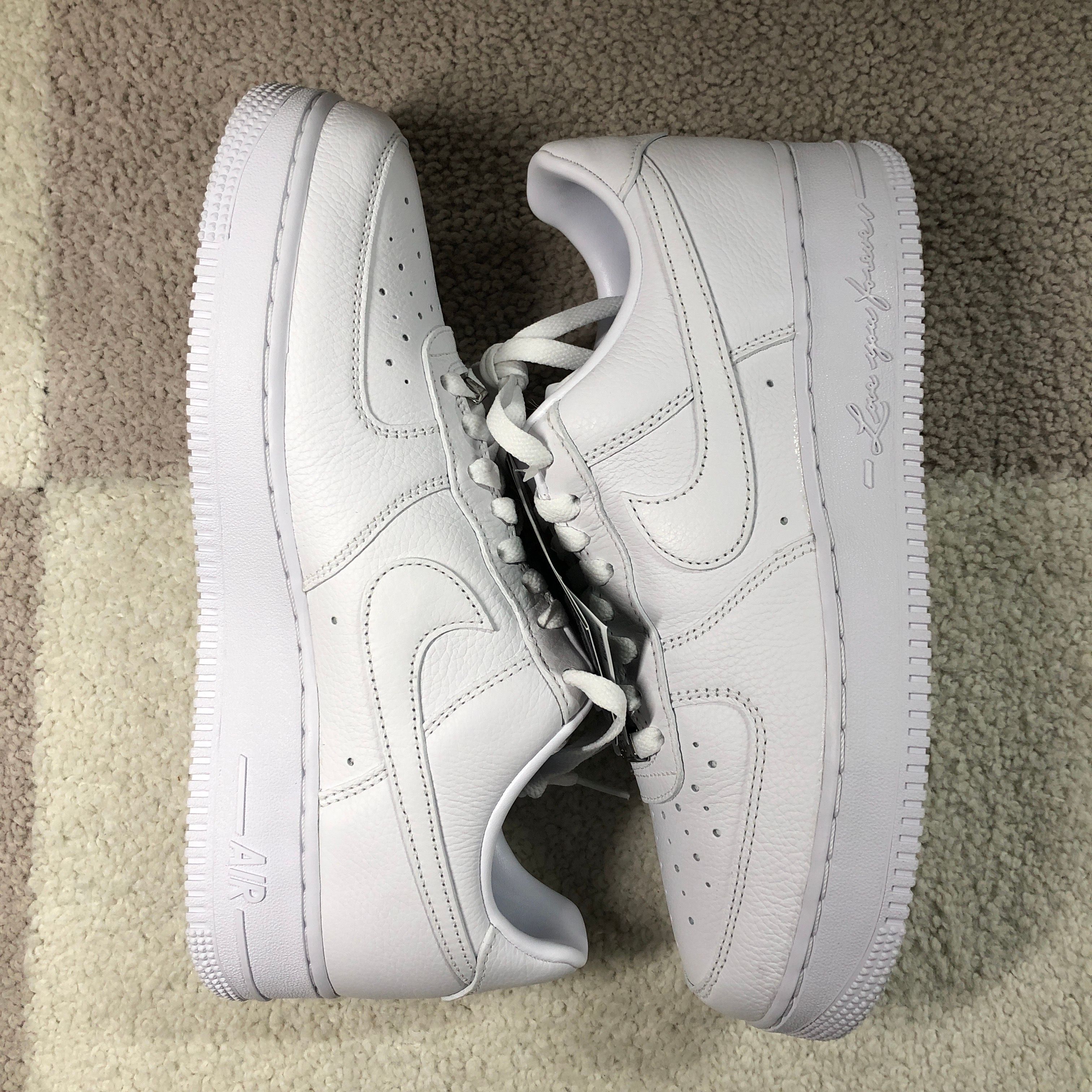 Drake NOCTA × Nike Air Force 1 Low "Love You Forver/White"
