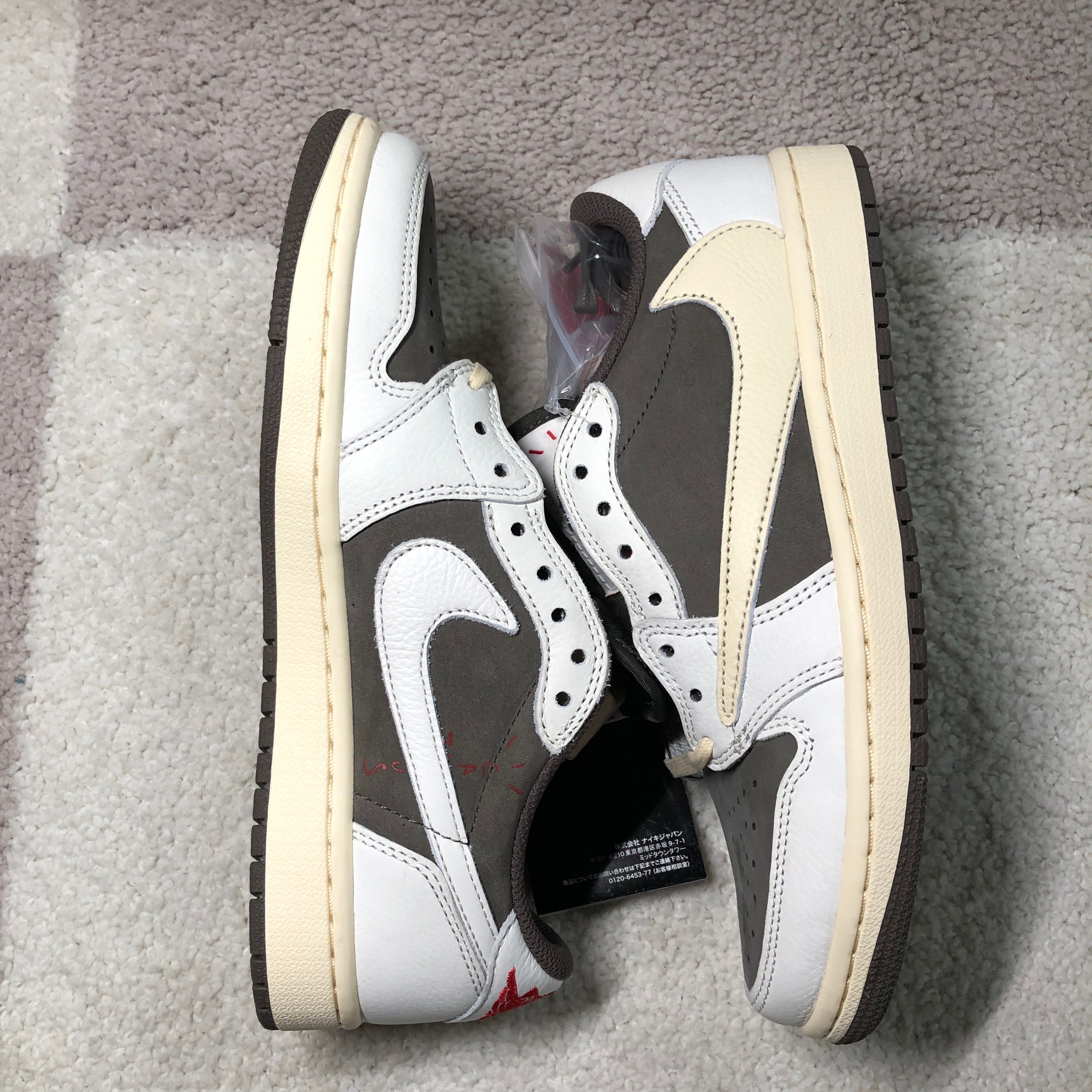 Travis Scott × Nike Air Jordan 1 Low OG SP "Reverse Mocha/Sail and Ridgerock"